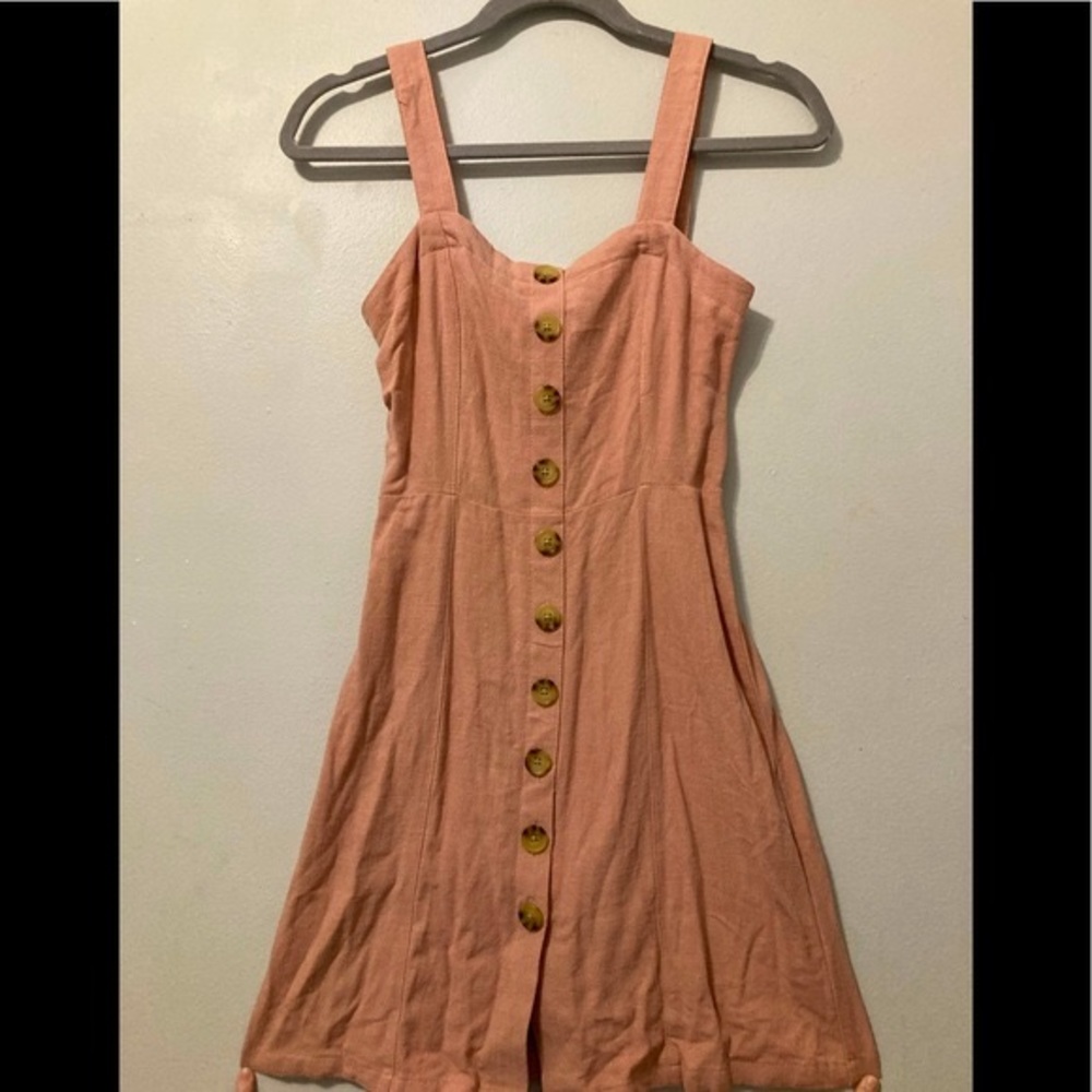 pink button down Aeropostale dress